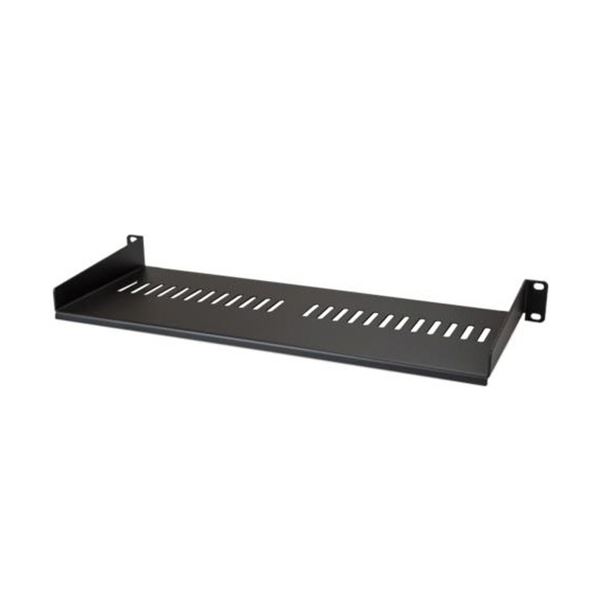 【ポイント20倍】StarTech.com 1U 固定式サーバーラック棚板 19型対応 ブラック CABSHELF1U7V 1枚