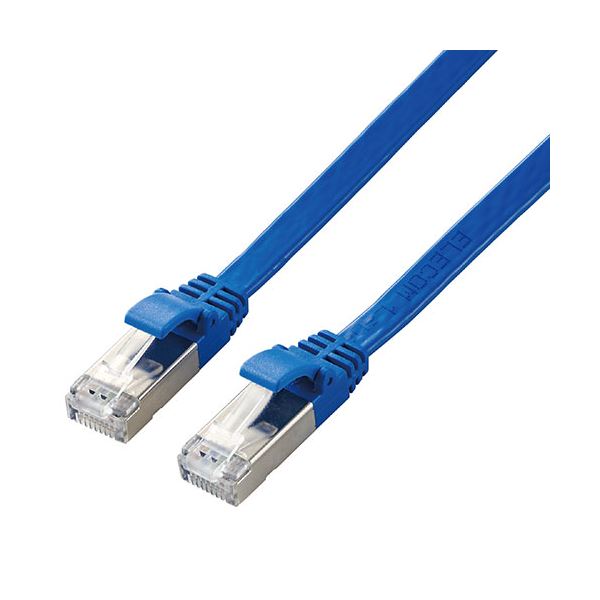 【ポイント20倍】エレコム Cat7 LANケーブル 5m LD-TWSF/BU5