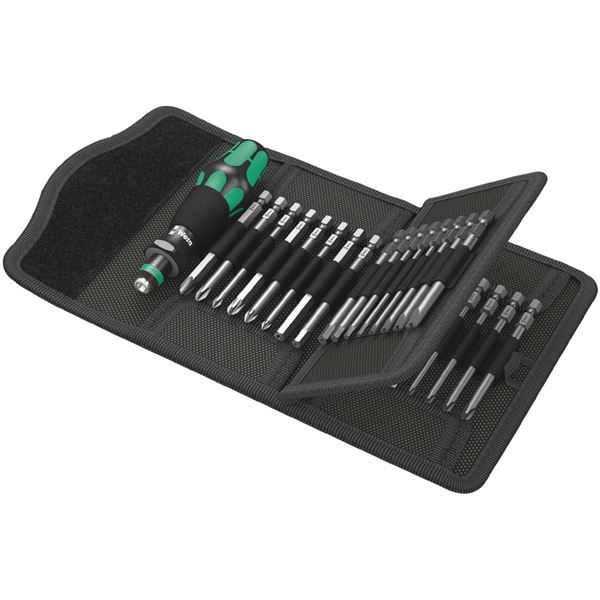 WERA ヴェラ 33点組 差込6.35mm ビットホルダー付き Kraftformドライバービットセット 059297 工具 ツール DIY 作業工具 道具