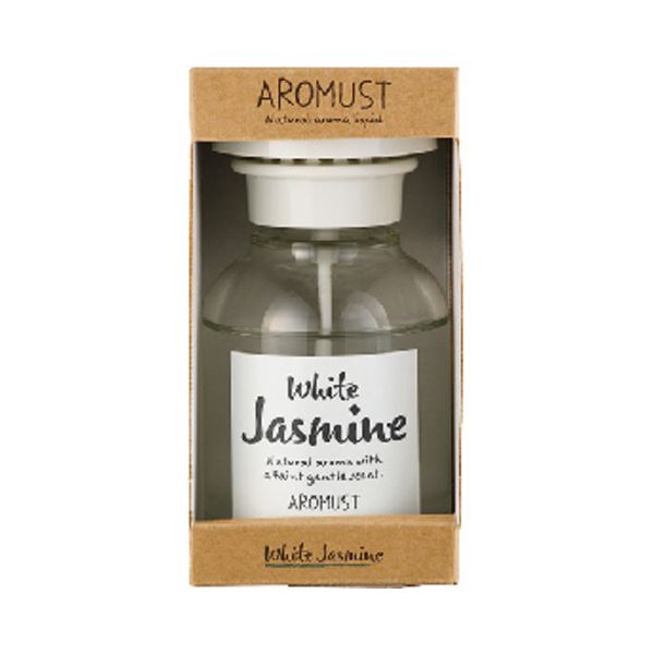 【尖んがり20倍】（まとめ） 晴香堂 アロマストナチュラル 流動体 白いことジャスミン 210ml 1本 【×5書き割り】
