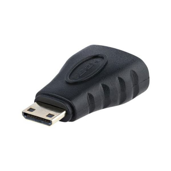 【尖んがり20倍】（まとめ） StarTech.com ミニHDMI-HDMI1.4取り替えっこアダプタ 黒いこと HDACFM 1個 【×3仕掛ける】