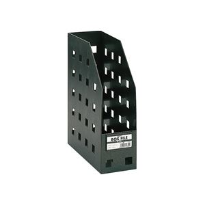 【ポイント20倍】（まとめ） ライオン事務器ボックスファイル A4タテ 背幅102mm ブラック BF-33MBK 1個 【&times;5セット】｜インテリアの壱番館
