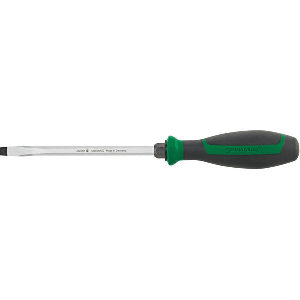 【マラソンでP最大49倍】STAHLWILLE スタビレー 貫通マイナスドライバー 刃先厚1.0mm 刃先幅5.5mm 軸長100mm 4622SK-2N 工具 ツール DIY 作業工具
