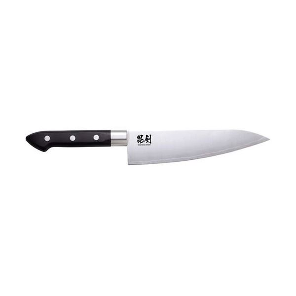 【ポイント20倍】パール金属 毘剣 ステン割り込み3本鋲洋包丁180 F-2367|インテリアの壱番館