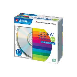 【百貨店SALEでP最大限度47倍】（まとめ）三菱化学媒体 CD-RW ＜700MB＞ SW80QU10V1 10枚【×20書き割り】