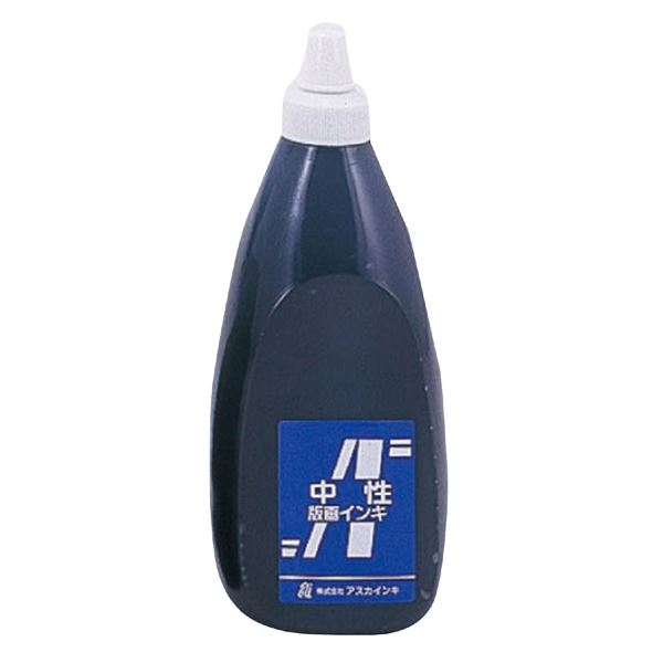 【ポイント20倍】青箱・アスカ版画インキ 中性 800cc 黒