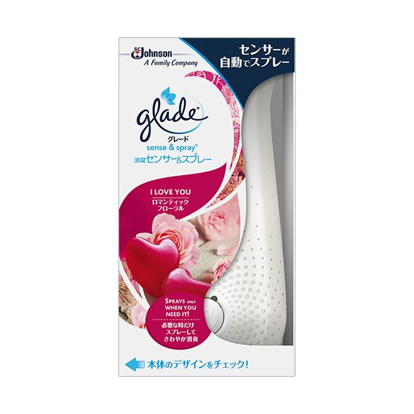 【尖んがり20倍】（まとめ） ジョンソン品位 消臭検出器＆吹き付ける ロマンティックフローラル 本体 18ml 1個 【×5仕掛ける】