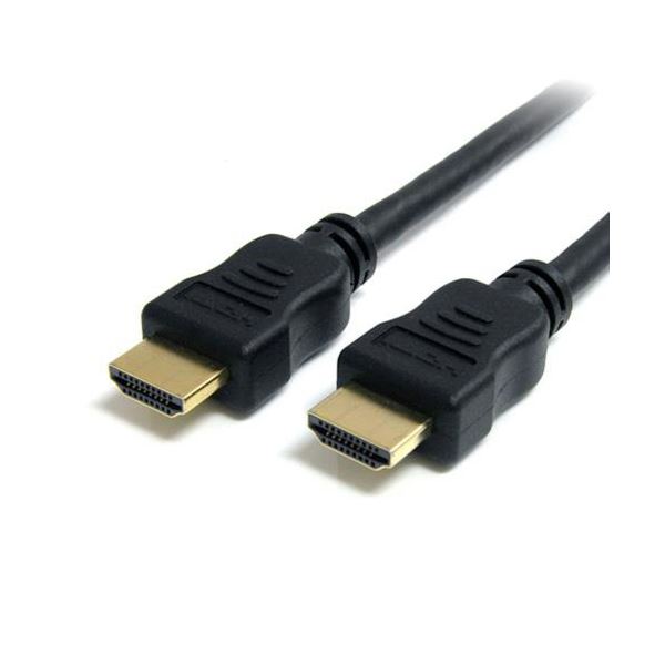 【尖んがり20倍】（まとめ） StarTech.com HDMI有線テレビ 1m 雄-雄 黒いこと HDMM1MHS 1本 【×3書き割り】