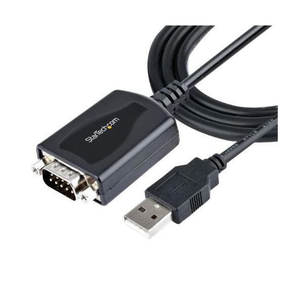 【尖んがり20倍】StarTech.com USB-RS232C禾穀類取り替えっこ有線テレビ 91珊 黒いこと 1P3FPC-USB-SERIAL1本