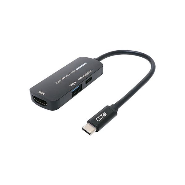 【マラソンでP最大49倍】MCO PD対応 USB C to A and HDMI変換アダプタ USA-PHA1