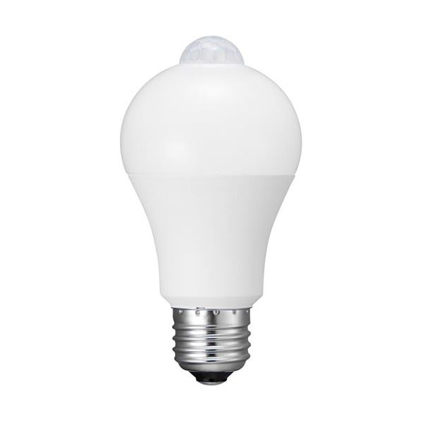 【ポイント20倍】YAZAWA A形LED 60W相当 電球色 センサー付き LDA8LGP2 5,120円