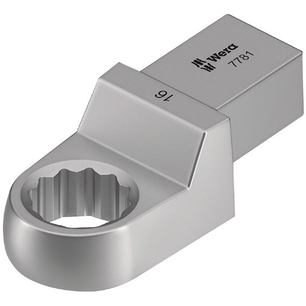 【クーポン配布中】WERA ヴェラ 差込14X18mmジョイント用 めがねヘッド レンチサイズ19mm 078696