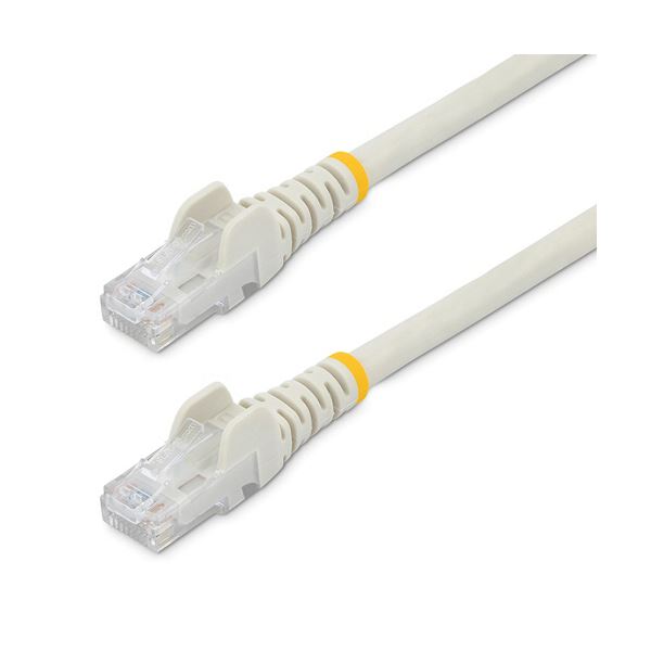 【マラソンでP最大49倍】（まとめ） StarTech.com カテゴリ6 LANケーブル RJ45モールドコネクタ 3m ホワイト N6PATC3MWH 1本 【×3セット】
