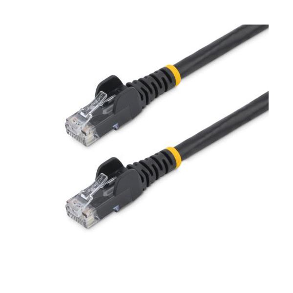 【尖んがり20倍】（まとめ） StarTech.com 種目6 ローカルエリアネットワーク有線テレビ RJ45モールドコネクタ 2m 黒いこと N6PATC2MBK 1本 【×3書き割り】