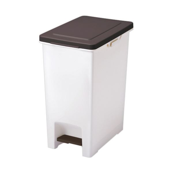 【ポイント20倍】(まとめ）アスベル R防臭エバン ペダルペール 30L ブラウン 1台【×3セット】
