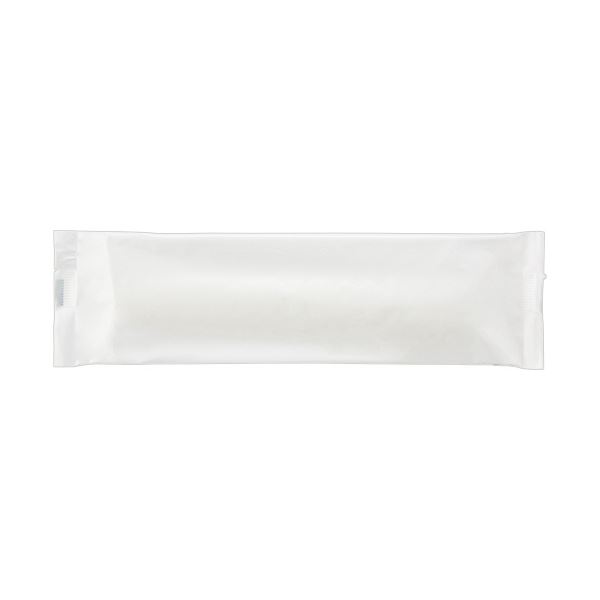 （まとめ） TANOSEEパルプ不織布おしぼり 厚手 丸型 大判 1パック（100枚） 【×5セット】