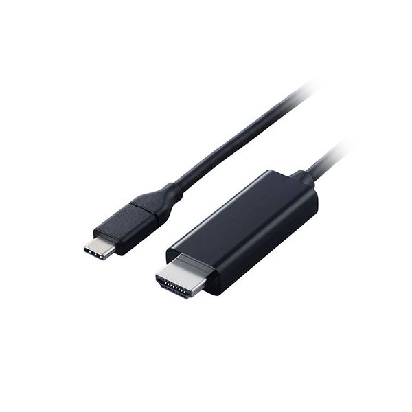 【尖んがり20倍】エレコム USB Type-C(TM) - HDMI(R)取り替えっこ有線テレビ 5m 黒いこと CAC-CHDMI50BK2