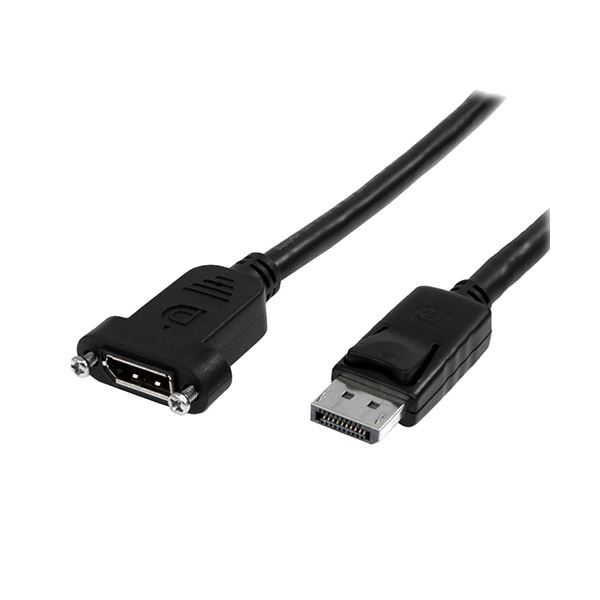 【尖んがり20倍】StarTech.com DisplayPort押しひろげる有線テレビ 黒いこと 91糎 牡／刃針 DPPNLFM3PW 1本