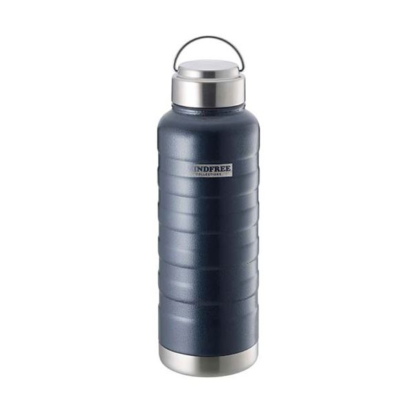 【ポイント20倍】カクセー MINDFREE 【マインドフリー】 ステンレスボトル 1000ml ネイビー MF-10N