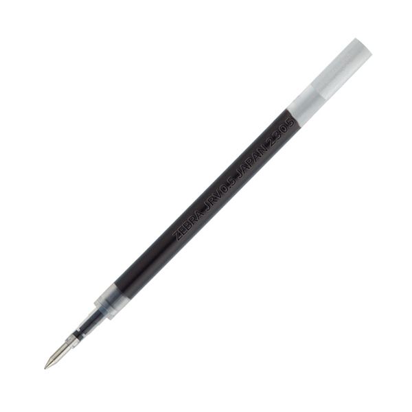 【ポイント20倍】（まとめ） ゼブラジェルボールペン替芯 JRV-0.5芯 黒 P-RJRV5-BK 1セット（10本） 【×5セット】