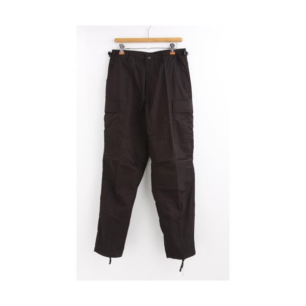 【マラソンでP最大47倍】アメリカ軍 BDU カーゴパンツ/迷彩服パンツ 【XLサイズ】 YN521007 ブラック(黒) 【レプリカ】