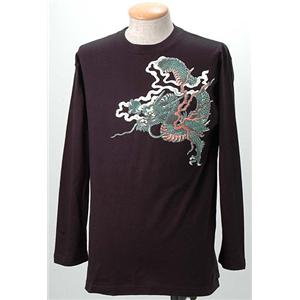 【ポイント20倍】語れる立体和柄ロングTシャツ S-1670／緑龍 S(NP)