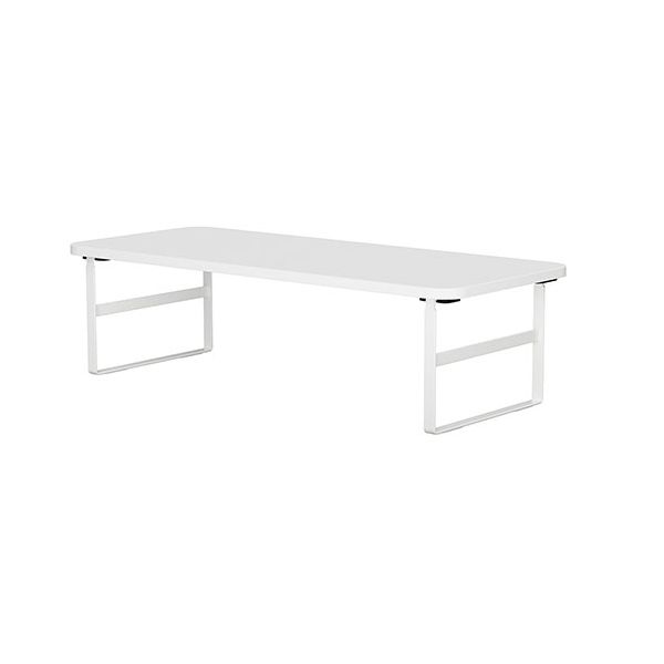 【マラソンでP最大49倍】ナカバヤシ シンプルデスクトップラック 幅60cm 工具不要で組立簡単なハイタイプ さらに目線アップで疲れにくい ホワイト FDR-H6025W
