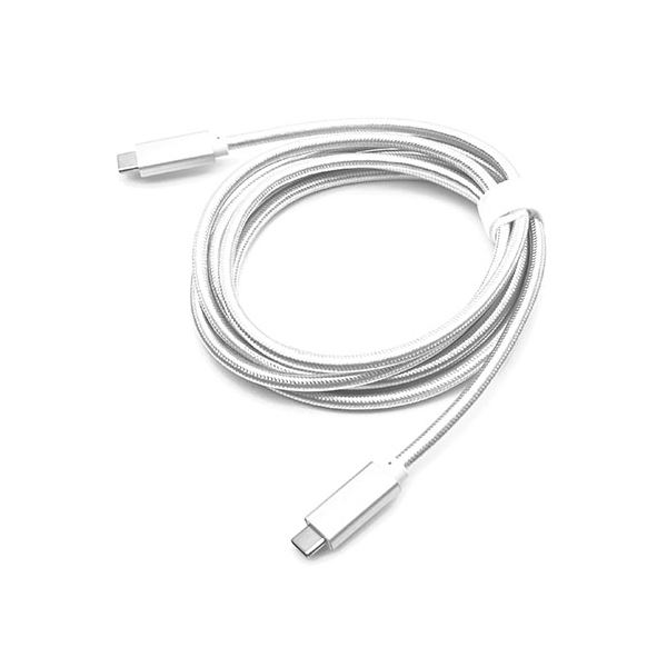 【ポイント20倍】【3個セット】 日本トラストテクノロジー JTT USB3.2 Gen2 TYPE-C to TYPE-Cケーブル 2m SLIVER JTCC322-20SVX3