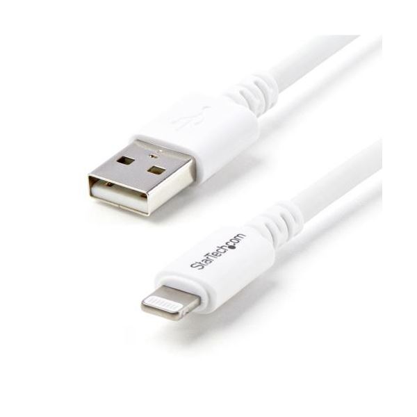 【尖んがり20倍】StarTech.com Lightning-USB有線テレビ 3m 8いの一番（雄）-USB A（雄） 白いこと USBLT3MW1本
