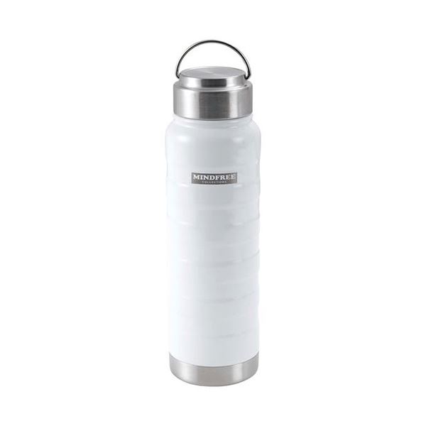【ポイント20倍】カクセー MINDFREE マインドフリー ステンレスボトル 700ml ホワイト MF-07W