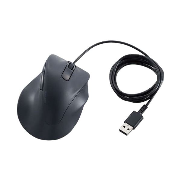 【尖んがり20倍】エレコム 静音有線二十日鼠 EX-G 5名取り草 M大きさ 黒いこと M-XGM30UBSKBK 1個