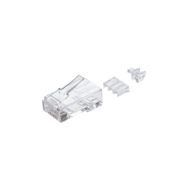 【マラソンでP最大49倍】【5セット】 エレコム 自作用RJ45コネクター(ガイドパーツ付き/10個入り) LD-6RJ45T10/LX5