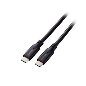 【ポイント20倍】エレコム USB 10Gbpsケーブル（USB Type-C - USB Type-C／100W対応） 1m ブラック MPA-CC1G10BK｜インテリアの壱番館
