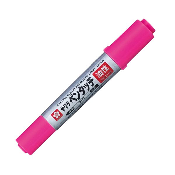 【ポイント20倍】（まとめ） サクラクレパス油性マーカー ペンタッチツイン ももいろ PK-T#20 1セット（10本） 【×3セット】