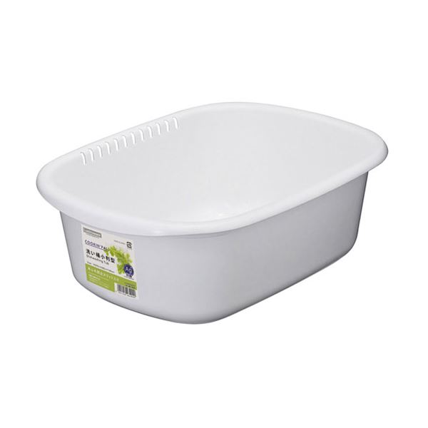 【マラソンでP最大49倍】【5セット】 岩崎工業 クッキンパル 洗い桶小判型 ホワイト K-1649-WHX5