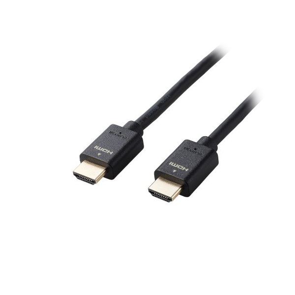 【尖んがり20倍】【3仕掛ける】 エレコム ハイスピードHDMI(R)有線テレビ 2m 黒いこと GM-固定ディスク14E20BKX3