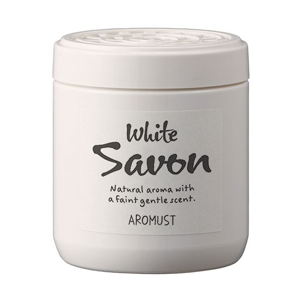 （まとめ） 晴香堂 アロマストナチュラル ホワイトサボン 160ml 1個 【×10セット】