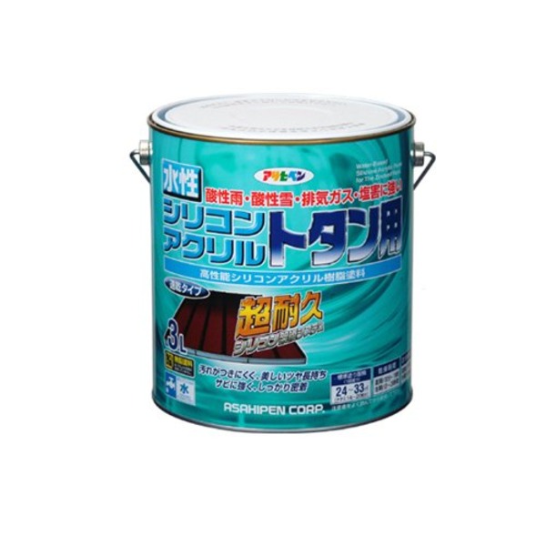 【マラソンでP最大49倍】水性シリコンアクリルトタン用 グレー 3L【代引不可】