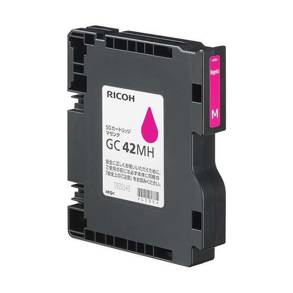 【クーポン配布中】リコーSGカートリッジ GC42MH マゼンタ Lサイズ 515928 1個