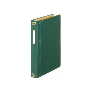 【ポイント20倍】ライオン事務器バインダー（MP式） A4タテ 30穴 200枚収容 ビニールクロス貼り 緑 No.30B 1冊