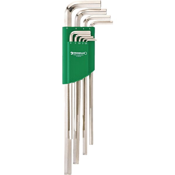 STAHLWILLE スタビレー 9点入 ロング六角棒レンチセット 10765/9 工具 ツール DIY 作業工具