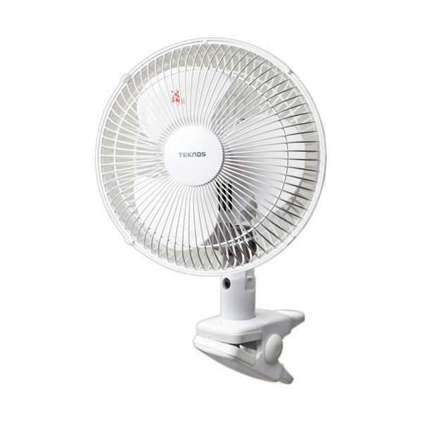 【マラソンでP最大49倍】千住 TEKNOS23cmクリップ扇風機 ホワイト CI-236 1台