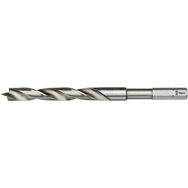 【マラソンでP最大49倍】WERA ヴェラ 木工用 HSS ツイスト ドリルビット 六角軸 差込6.35mm 刃先サイズ8.0mm 104604 工具 ツール DIY 作業工具 道具
