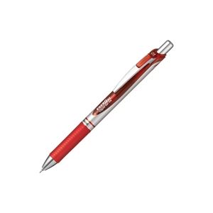 【ポイント20倍】(業務用20セット) ぺんてる ボールペン エナージェル 【0.5mm/赤】 速乾 ノック式 ゲルインク BLN75Z-B