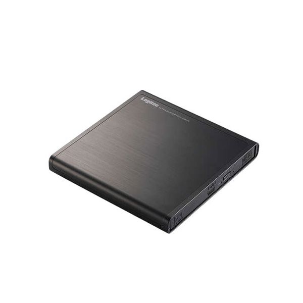ロジテック USB-A ポータブルDVDドライブ 書き込み ブラック LDR-PMM8U2LBK