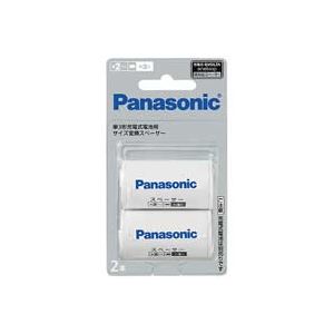 【マラソンでP最大49倍】（まとめ）Panasonic パナソニック 単2サイズスペーサー BQ-BS2/2B(2本入)【×10セット】