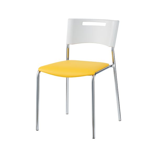 【百貨店SALEでP最大限度47倍】つけ加える 話し合いイス MC-112N くっ付ける脚 黄色