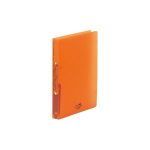 【ポイント20倍】(業務用10セット) LIHITLAB ツイストリング式ファイル 【A4/2穴】 タテ型 F5005-4 橙｜インテリアの壱番館