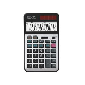 【マラソンでポイント最大47.5倍】シャープ SHARP 実務電卓 12桁 ナイスサイズタイプ EL-N942-X 1台|インテリアの壱番館