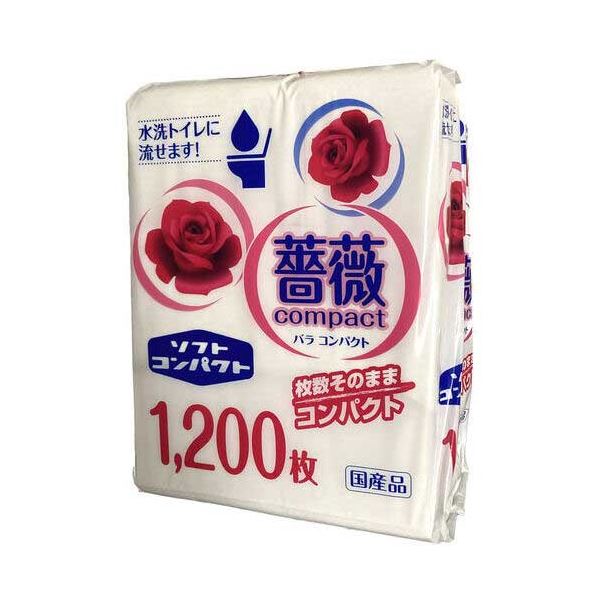 【クーポン配布中】(まとめ) コンパクト薔薇1200枚 400枚X3束 【×5セット】